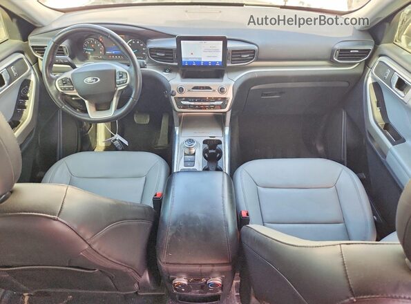 1FMSK7DH6MGB15643 2021 FORD EXPLORER White წინა პანელის ხედი