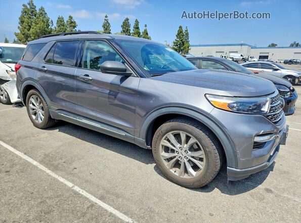 1FMSK7DH6NGA69135 2022 FORD EXPLORER Gray Передня права чверть