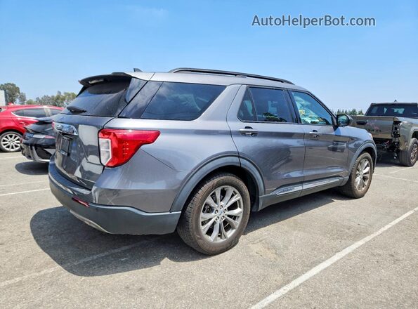 1FMSK7DH6NGA69135 2022 FORD EXPLORER Gray Задня права чверть