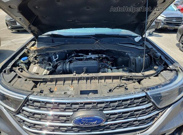1FMSK7DH6NGA69135 2022 FORD EXPLORER Gray Вид задньої частини салону