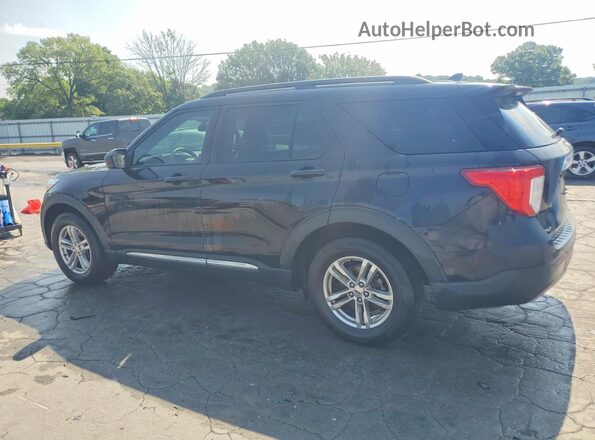 1FMSK7DH6NGA76828 2022 FORD EXPLORER Black Tył lewy