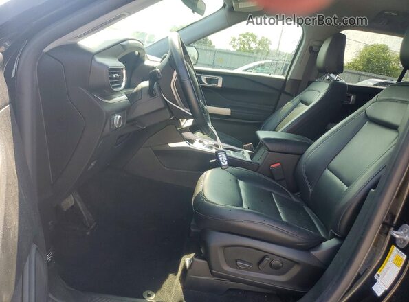1FMSK7DH6NGA76828 2022 FORD EXPLORER Black Widok wnętrza z przodu