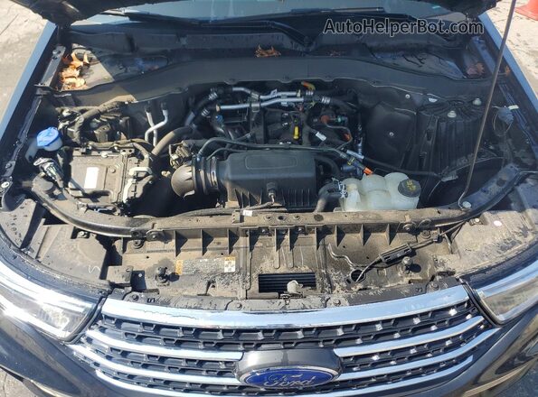 1FMSK7DH6NGA76828 2022 FORD EXPLORER Black Widok komory silnika