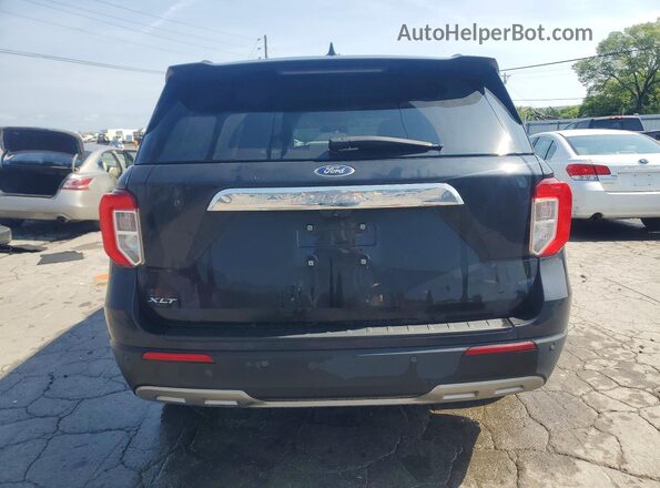 1FMSK7DH6NGA76828 2022 FORD EXPLORER Black Widok z tyłu