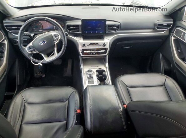 1FMSK7DH6NGA79597 2022 FORD EXPLORER Угольный Вид панели приборов