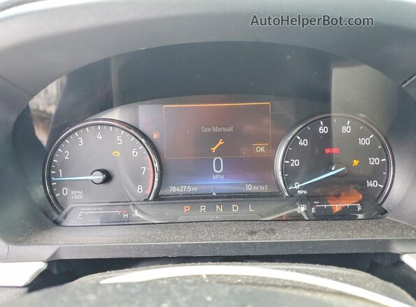 1FMSK7DH6NGA79597 2022 FORD EXPLORER Угольный Вид щитка приборов