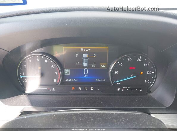 1FMSK7DH6NGB43475 2022 FORD EXPLORER White Vista de los asientos traseros