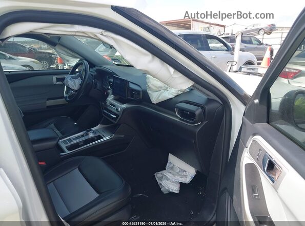1FMSK7DH6NGB43475 2022 FORD EXPLORER White Vista interior delantera
