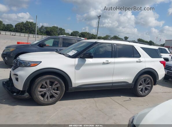 1FMSK7DH6NGB43475 2022 FORD EXPLORER White Vista interior de 360 grados