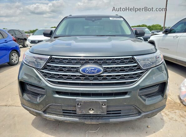 1FMSK7DH6NGC50140 2022 FORD EXPLORER Green Widok z przodu