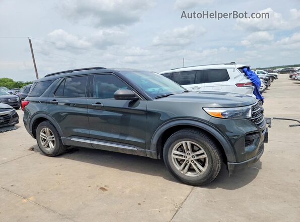 1FMSK7DH6NGC50140 2022 FORD EXPLORER Green Przód prawy