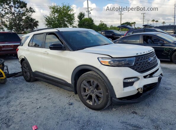 1FMSK7DH6PGA13201 2023 FORD EXPLORER Белый Передняя правая четверть