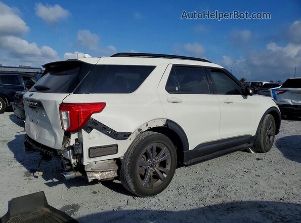 1FMSK7DH6PGA13201 2023 FORD EXPLORER Белый Задняя правая четверть