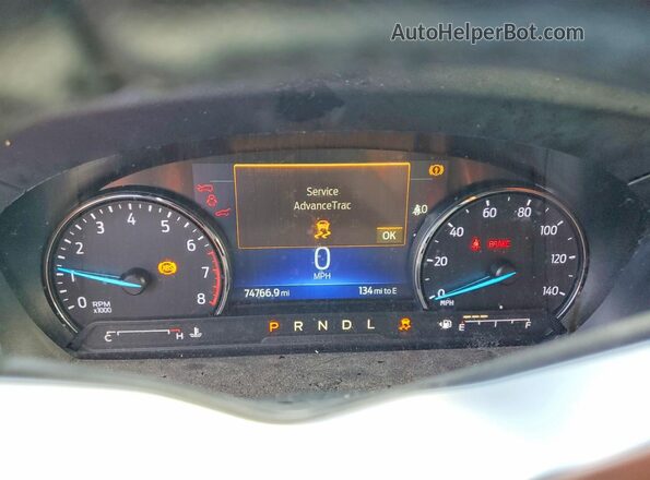 1FMSK7DH6PGA13201 2023 FORD EXPLORER Белый Вид щитка приборов
