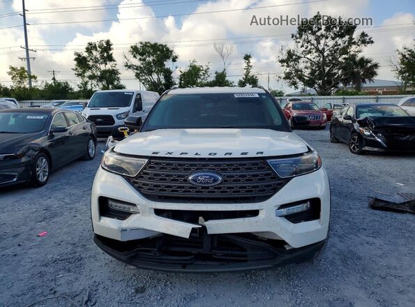 1FMSK7DH6PGA13201 2023 FORD EXPLORER Белый Вид спереди