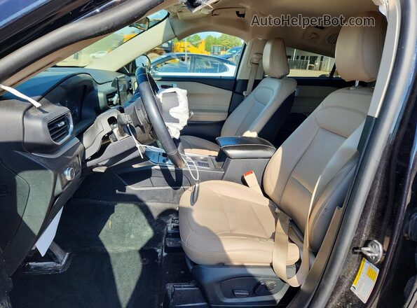 1FMSK7DH7LGA33788 2020 FORD EXPLORER Black Widok wnętrza z przodu