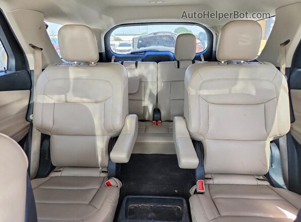 1FMSK7DH7LGB10868 2020 FORD EXPLORER White უკანა სავარძლების ხედი