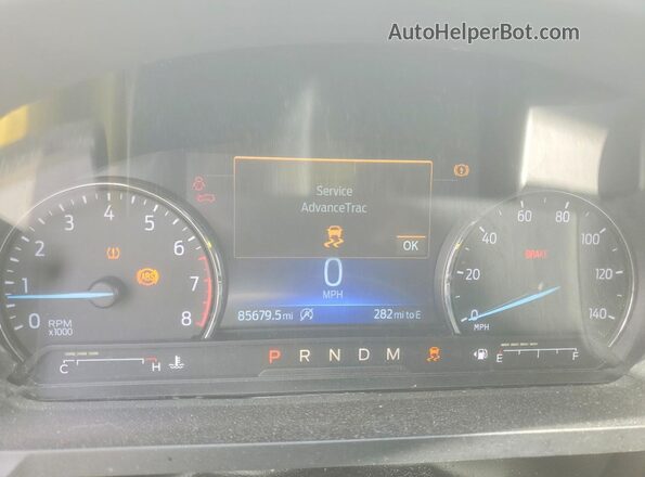 1FMSK7DH7LGC41041 2020 FORD EXPLORER Silver Вид щитка приладів