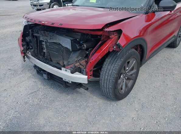 1FMSK7DH7MGC47892 2021 FORD EXPLORER Red Vista frontal