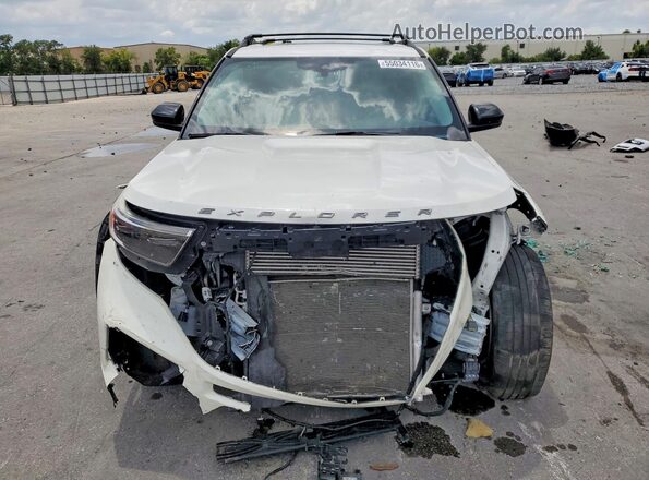1FMSK7DH7PGA14454 2023 FORD EXPLORER Белый Вид спереди