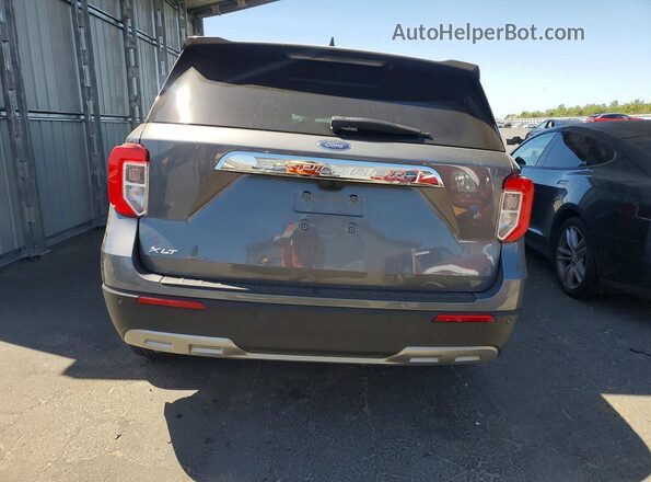 1FMSK7DH7PGB08222 2023 FORD EXPLORER Gray Widok z tyłu
