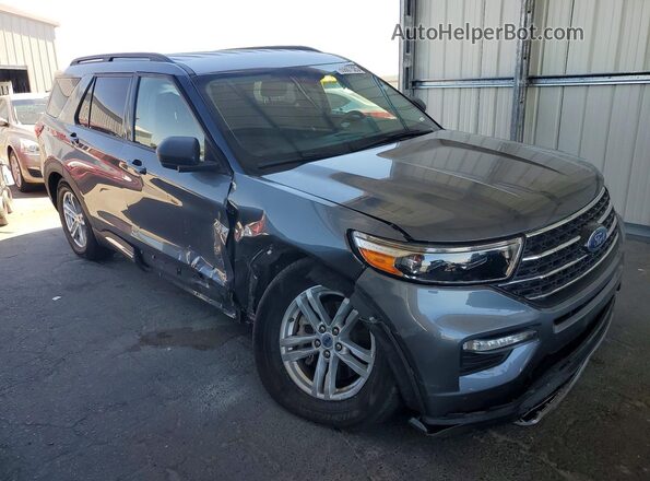 1FMSK7DH7PGB08222 2023 FORD EXPLORER Gray Przód prawy