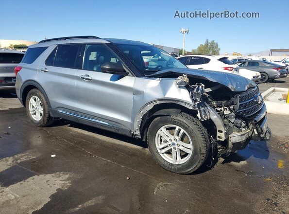 1FMSK7DH7PGB71935 2023 FORD EXPLORER Серебряный Передняя правая четверть