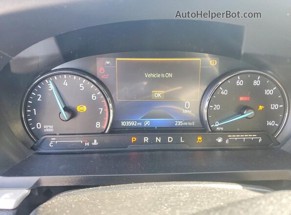 1FMSK7DH7PGB71935 2023 FORD EXPLORER Серебряный Вид щитка приборов