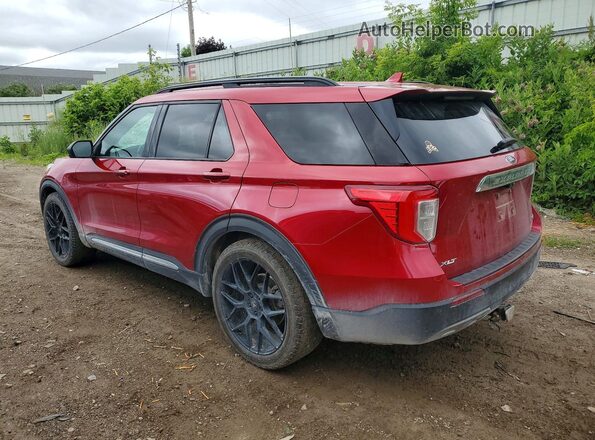 1FMSK7DH8LGC59628 2020 FORD EXPLORER Red Trasero izquierdo