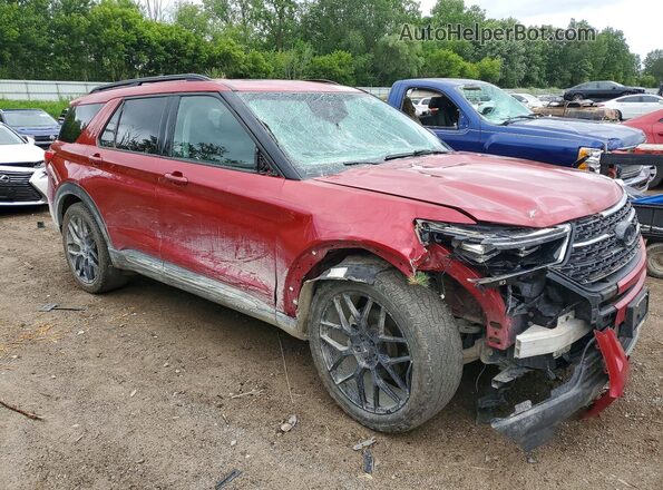 1FMSK7DH8LGC59628 2020 FORD EXPLORER Red Delantero derecho