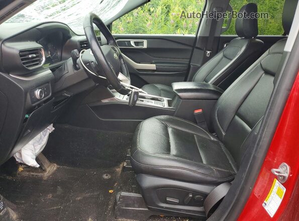 1FMSK7DH8LGC59628 2020 FORD EXPLORER Red Vista interior delantera