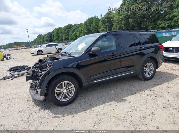 1FMSK7DH8MGB57229 2021 FORD EXPLORER Black Przód lewy
