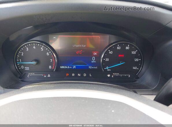 1FMSK7DH8MGB77061 2021 FORD EXPLORER Gray უკანა სავარძლების ხედი