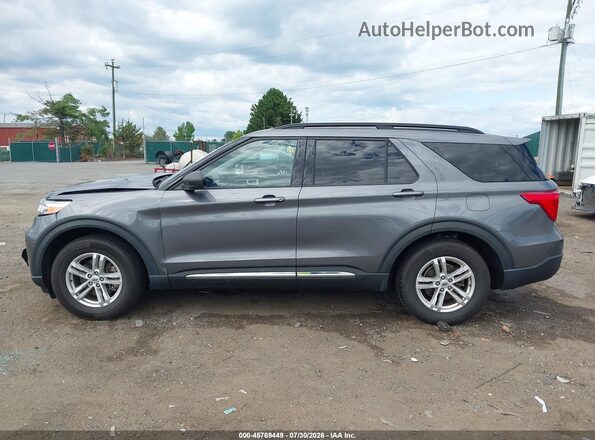 1FMSK7DH8MGB77061 2021 FORD EXPLORER Gray სალონის 360-გრადუსიანი ხედი