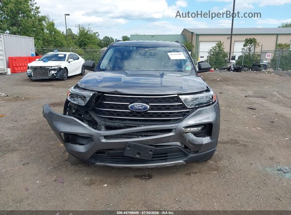 1FMSK7DH8MGB77061 2021 FORD EXPLORER Gray ხელსაწყოთა პანელის ხედი