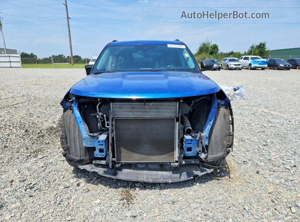 1FMSK7DH8NGA66205 2022 FORD EXPLORER Синий Вид спереди