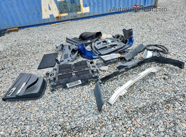 1FMSK7DH8NGA66205 2022 FORD EXPLORER Синий Вид наклейки с VIN-кодом