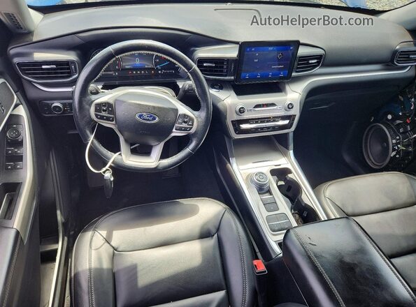 1FMSK7DH8NGA66205 2022 FORD EXPLORER Синий Вид панели приборов