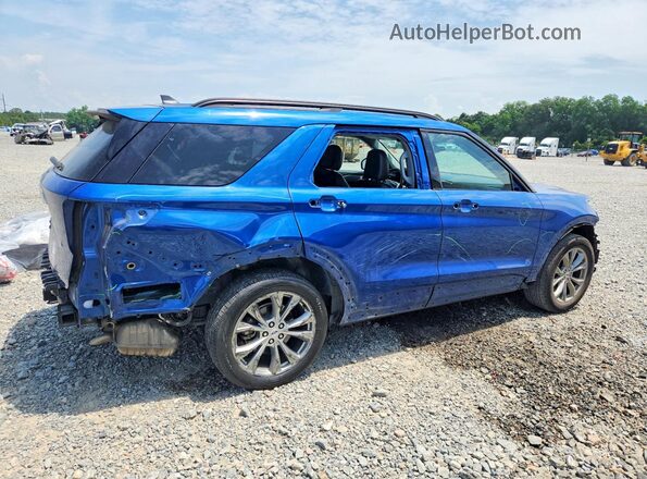 1FMSK7DH8NGA66205 2022 FORD EXPLORER Синий Задняя правая четверть