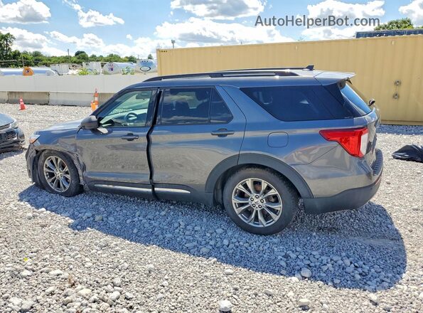 1FMSK7DH8NGC16068 2022 FORD EXPLORER Серый Задняя левая четверть
