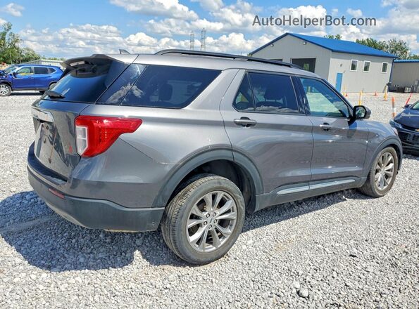 1FMSK7DH8NGC16068 2022 FORD EXPLORER Серый Задняя правая четверть