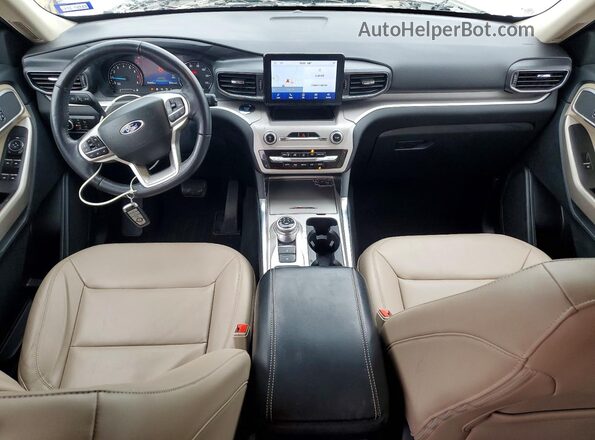 1FMSK7DH8PGA49214 2023 FORD EXPLORER White Vista del salpicadero