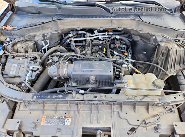 1FMSK7DH8PGA64814 2023 FORD EXPLORER Black Вид підкапотного простору