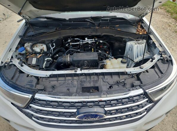 1FMSK7DH8PGA88661 2023 FORD EXPLORER White Widok komory silnika