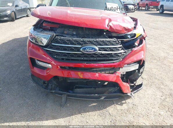 1FMSK7DH8PGB41424 2023 FORD EXPLORER Красный Вид спереди