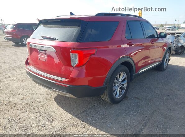 1FMSK7DH8PGB41424 2023 FORD EXPLORER Красный Задняя правая четверть