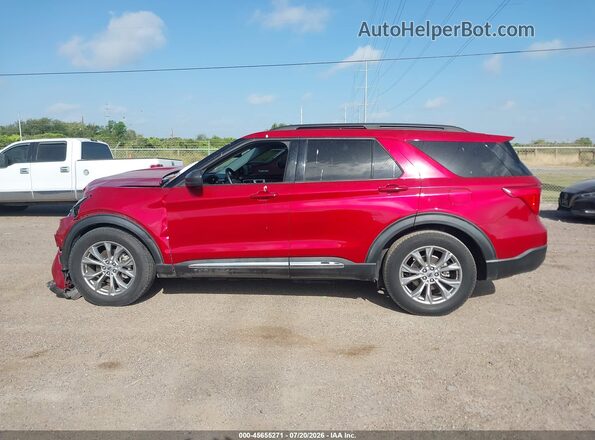 1FMSK7DH8PGB41424 2023 FORD EXPLORER Красный Панорамный вид салона 360°