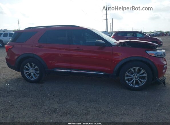 1FMSK7DH8PGB41424 2023 FORD EXPLORER Красный Вид задней части салона