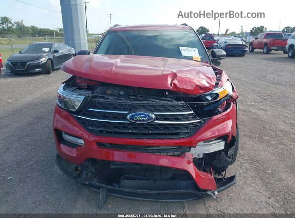1FMSK7DH8PGB41424 2023 FORD EXPLORER Красный Вид щитка приборов