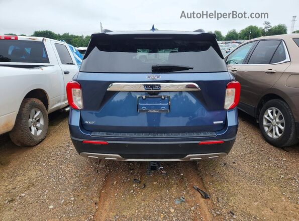1FMSK7DH9LGB35304 2020 FORD EXPLORER Blue Вид ззаду